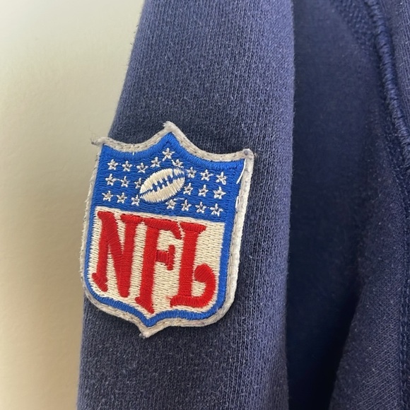 New England Patriots Reebok Sweatshirt Navy Blue Size Medium - Picture 4 of 10